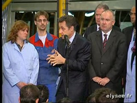 Allocution à l'usine Alstom d'Aytré à La Rochelle