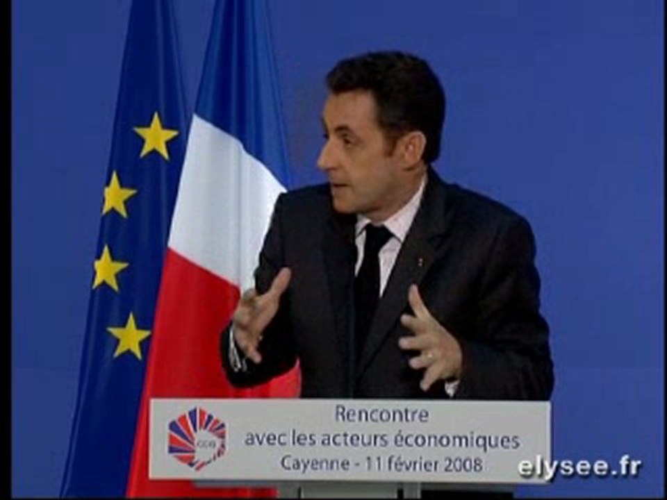 Allocution Chambre de Commerce et d'Industrie de Cayenne