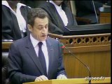 Discours devant le Parlement d'Afrique du Sud au Cap