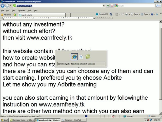Earn free money on the internet without any investment