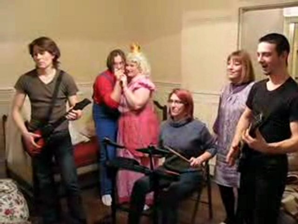 Soirée pendaison crémaillère Band Hero/Guitar Hero. Vidéo 3.