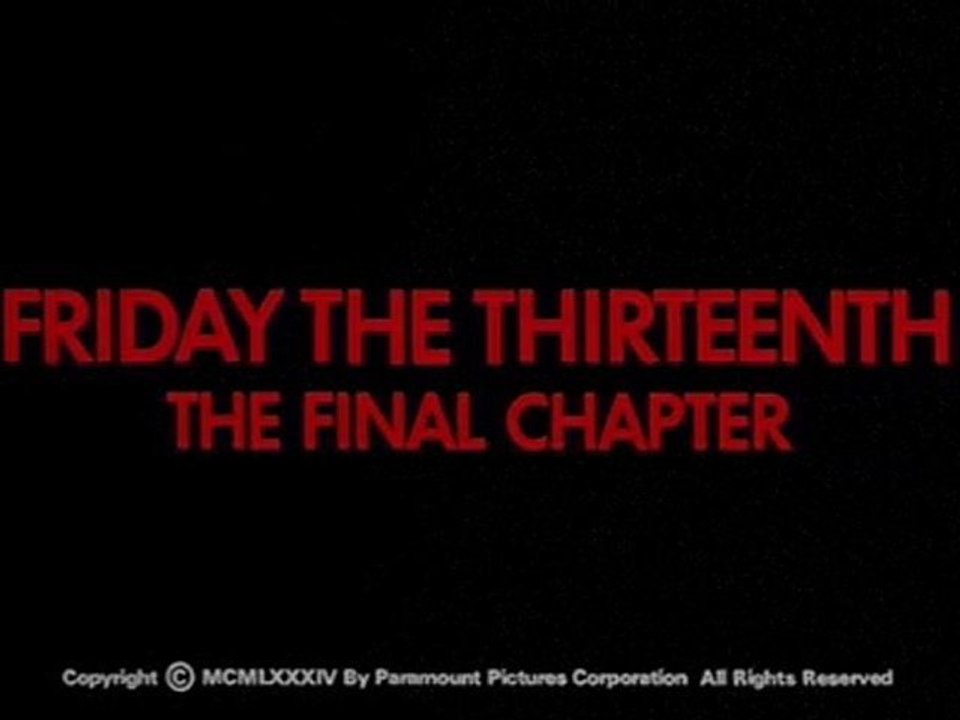 Bande Annonce Vendredi 13 Part 4 "Chapitre Final"