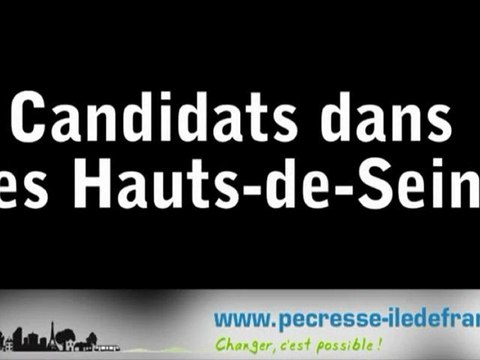 Liste des candidats dans les Hauts de Seine