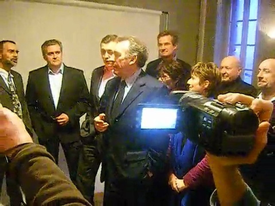 F. Bayrou parle d'Arnaud Lafon, régionales 2010, 12/02/10