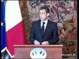 Conférence de presse conjointe avec M. Silvio BERLUSCONI