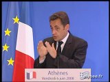 Allocution devant la communauté française d'Athènes