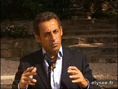 Déclaration de M. SARKOZY et de Mme RICE