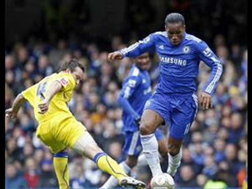Chelsea 4-1 Cardiff City Drogba,Ballack,Sturidge,Kalou score