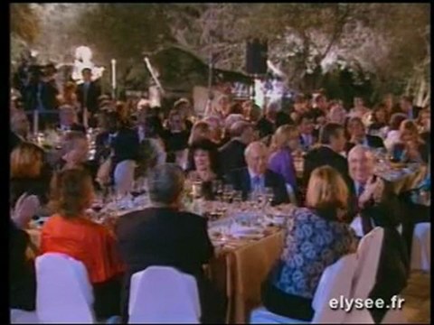 Diner d'Etat offert par M. Shimon Peres