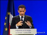 Discours avenir de la politique énergétique de la France