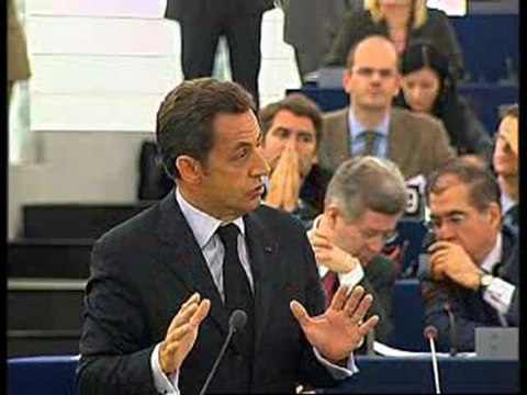 Discours devant le Parlement européen à Strasbourg