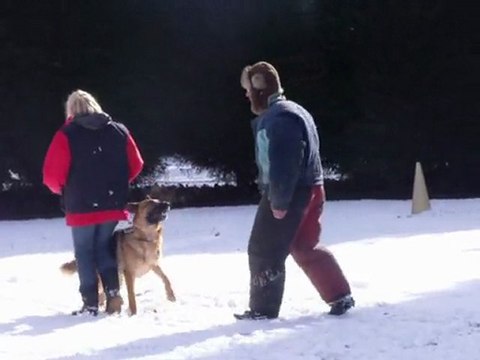 neige en janvier 2010 entrainement 2