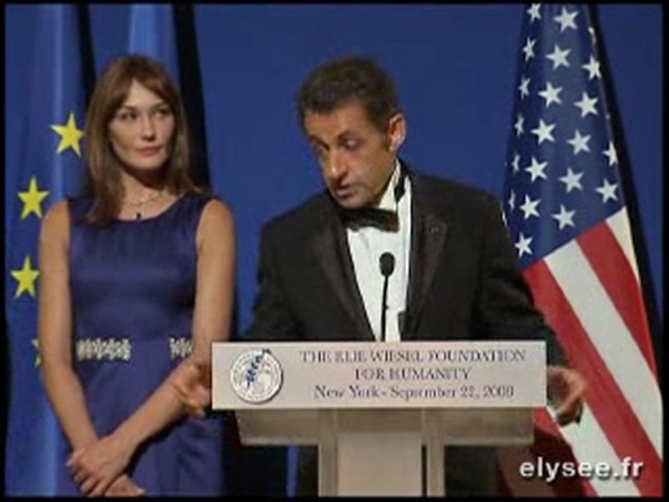 Discours Fondation Elie Wiesel pour l'Humanité