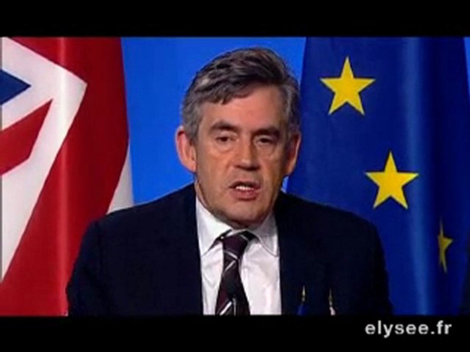 Conférence conjointe sommet  des membres européens du G8