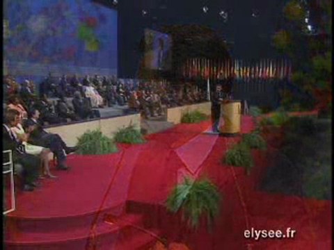 Intervention ouverture du XIIème Sommet de la Francophonie