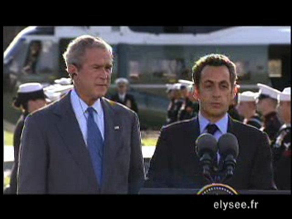 Conférence de presse avec MM. BUSH, BARROSO