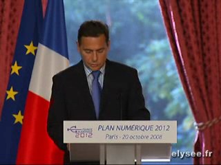 Présentation du Plan Numérique 2012