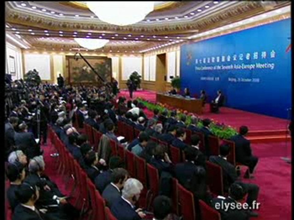 Conférence de presse conjointe  du 7ème Sommet Europe-Asie