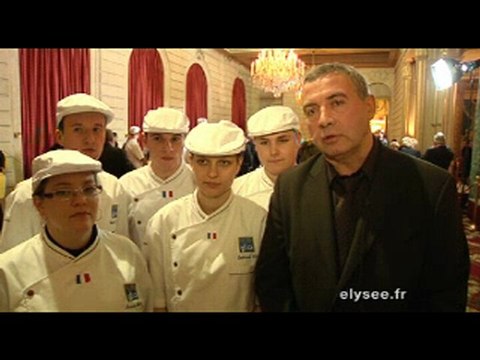 Jeunes gagnants du concours de boulangerie 2009