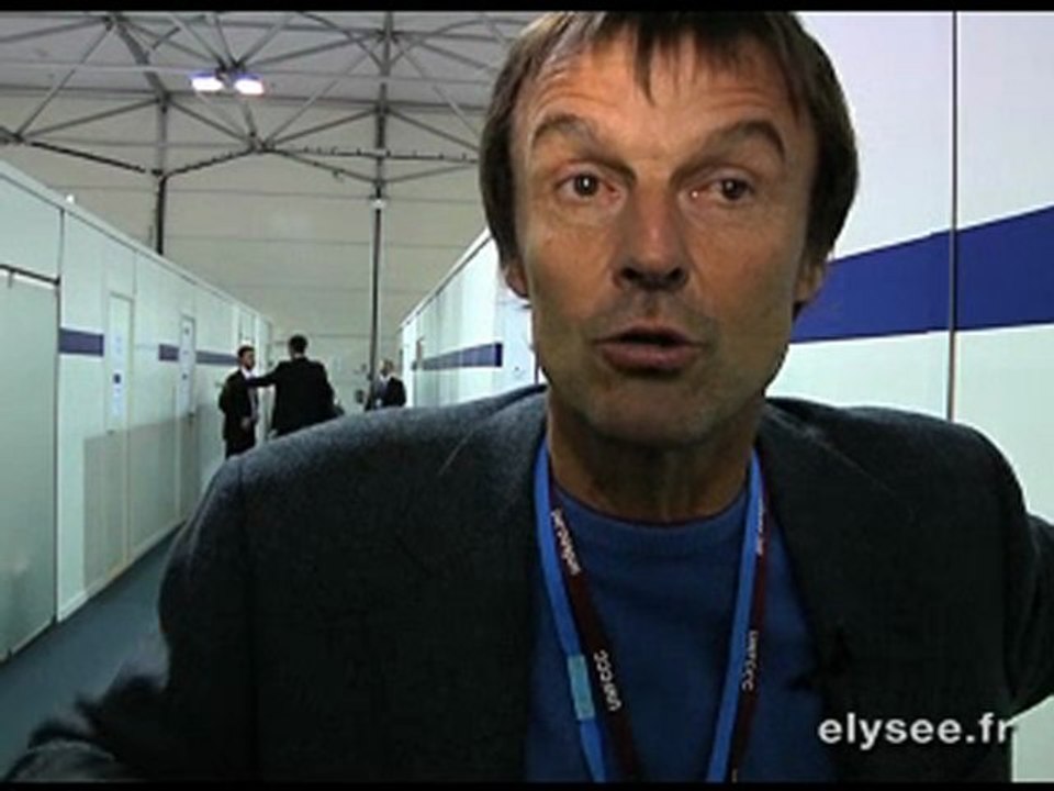 Entretien avec Nicolas Hulot à Copenhague
