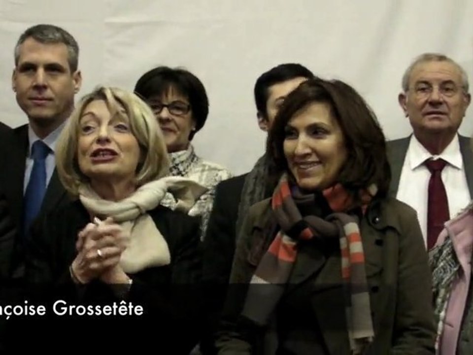Françoise Grossetête inaugure son local en Rhône-Alpes (UMP)