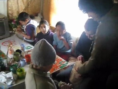 Atelier peinture enfants Roms