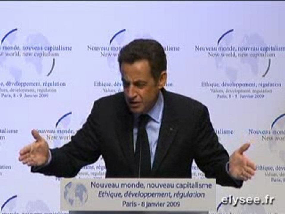 Discours colloque "Nouveau monde, nouveau capitalisme"