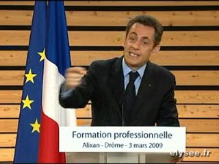 Discours : réforme de la formation professionnelle