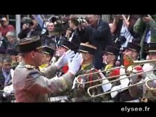 Barack Obama à Strasbourg : cérémonie officielle d'accueil