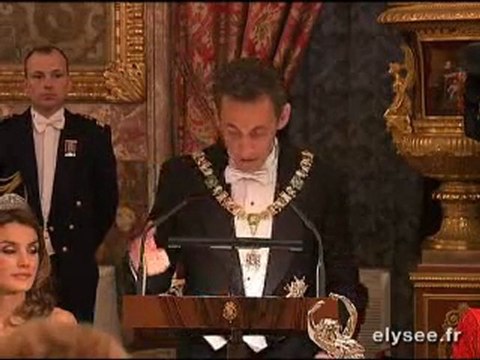 Dîner d'Etat offert par le roi et la reine d'Espagne