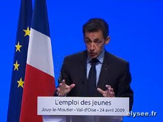 Discours emploi des jeunes