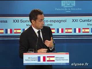 Conférence conjointe avec M.RODRIGUEZ ZAPATERO