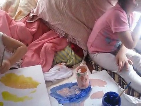 Atelier peinture II enfants Roms