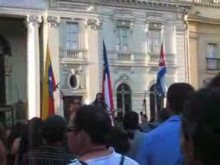 Surprise sur la Plaza de Armas, Santiago, Chili (2009)