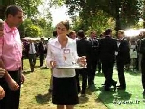 La garden party vue par les élèves de l'école d'hôtellerie