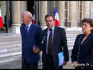 Point presse réunion ministérielle sur la grippe A H1/N1