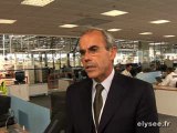 Le PDG de Faurecia présente son usine de Caligny