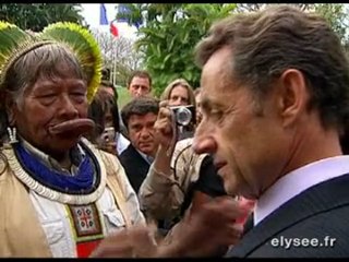 Rencontre avec Raoni, Chef du peuple des Kayapos au Brésil