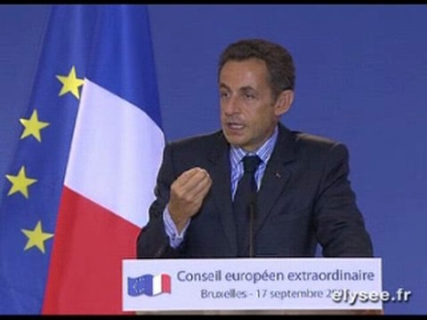 Conf presse Conseil européen extraordinaire de Bruxelles