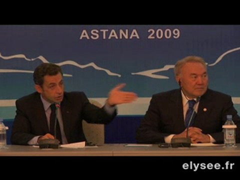 Discours de M. SARKOZY au forum franco-kazakhstanais
