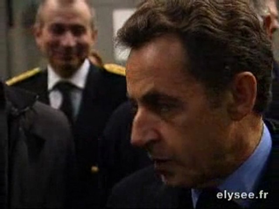 Le Président évoque la crise financière internationale