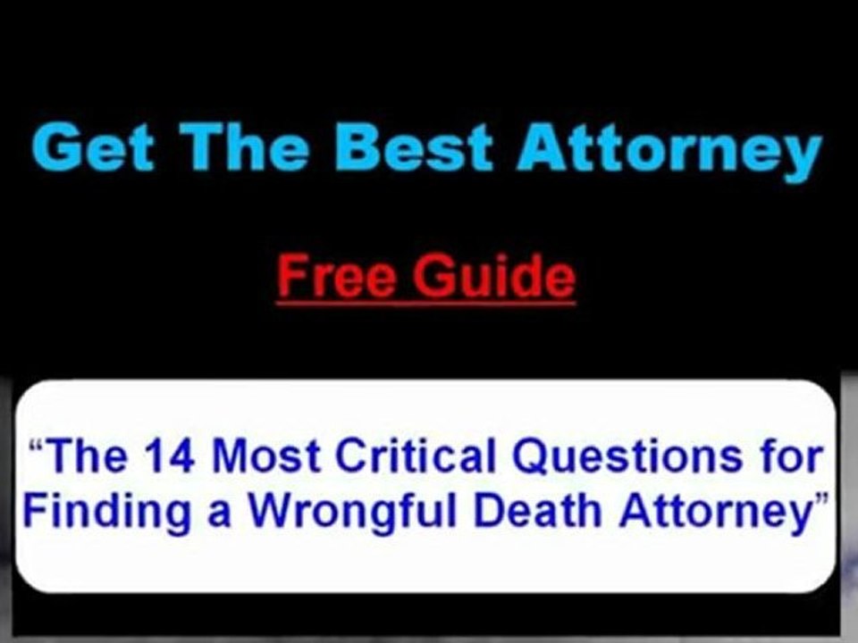 Raleigh Wrongful Death Attorney & Raleigh Wrongful Death La