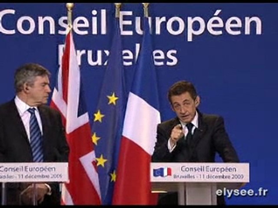 Conférence de presse conjointe à Bruxelles
