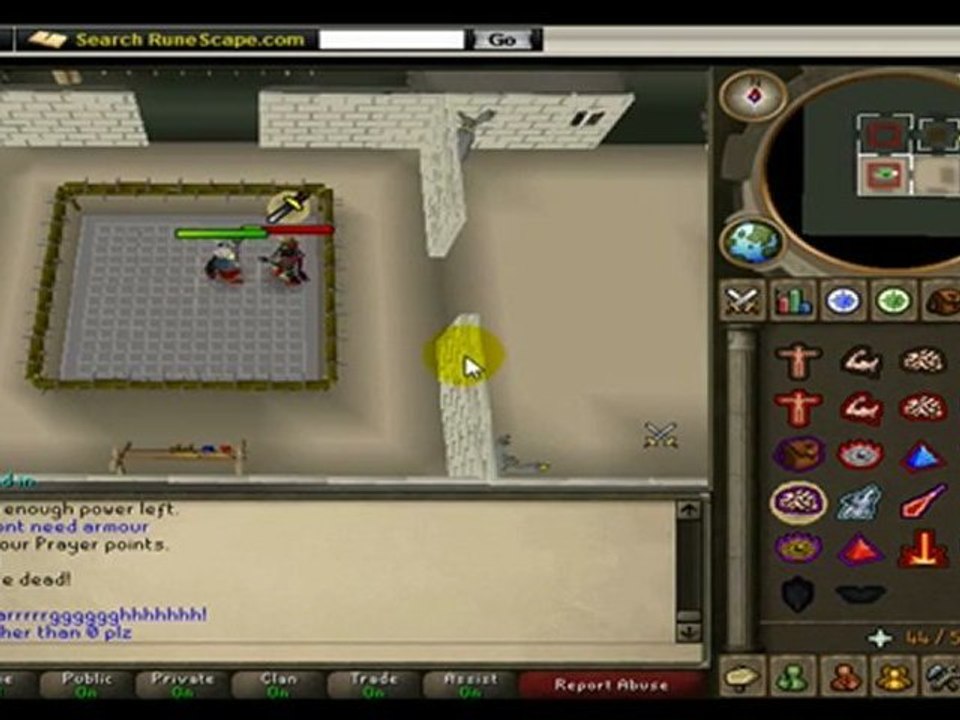 Runescape - Short Dharok maxing vid