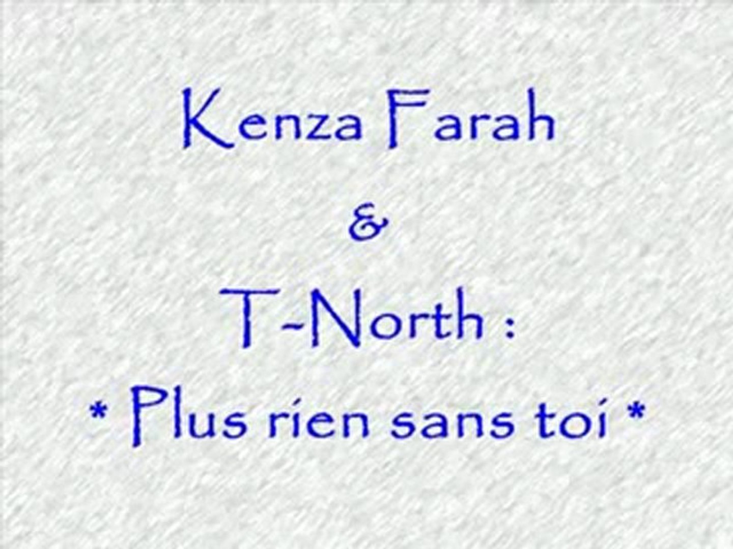 Trop Belle Chanson Damour Triste Plus Rien Sans Toi Video Dailymotion