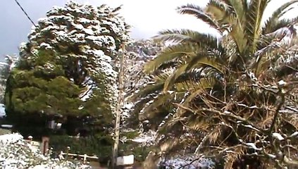 neige a bidart cote basque