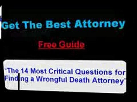 Attorney for Wrongful Death Raleigh & Wrongful Death Defens