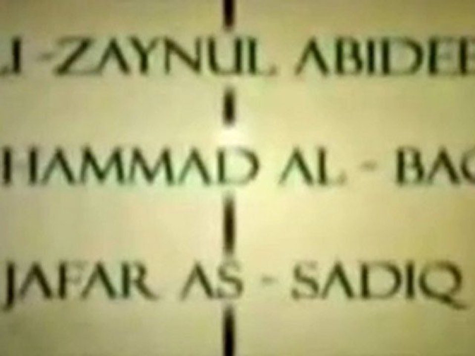 Les Arrivées 39La lignée du Prophète(lien p40 enbas