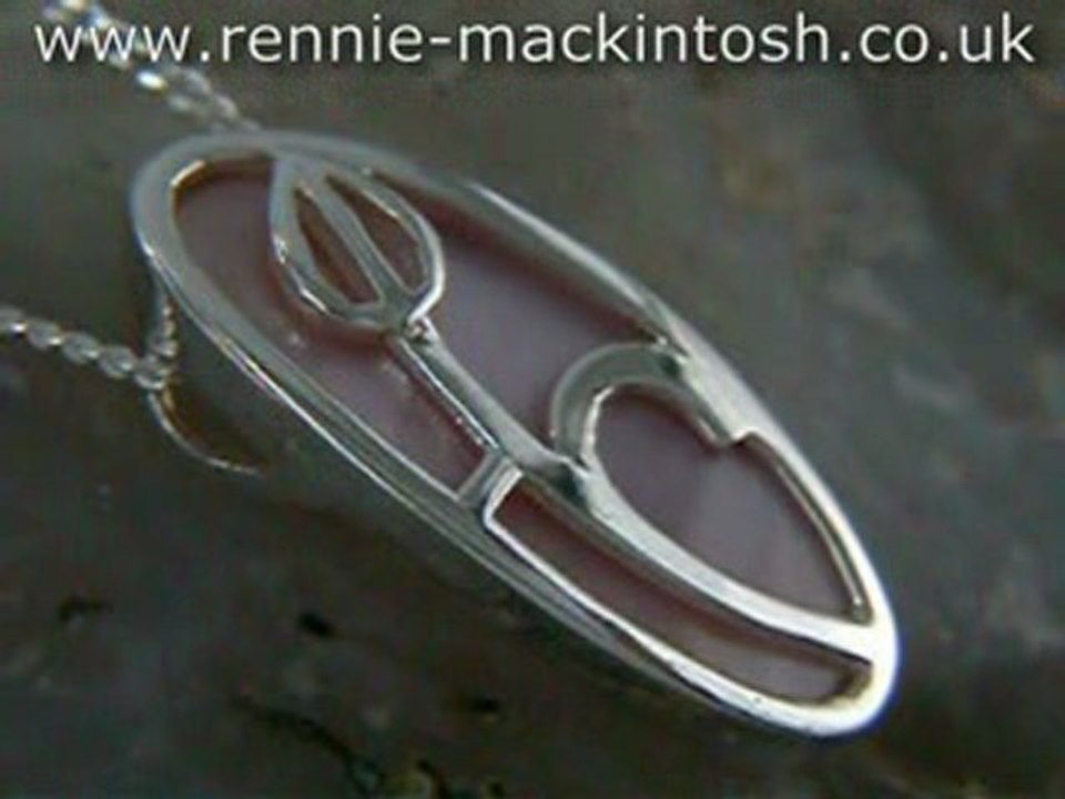 Sterling silver Charles Rennie Mackintosh necklace DWA199