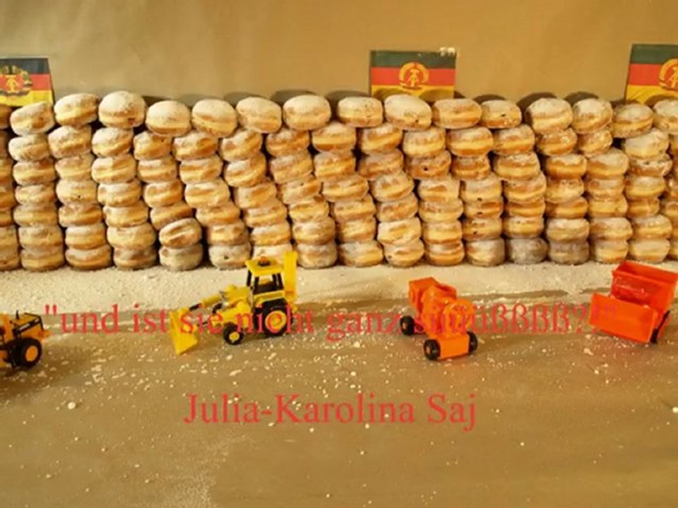 Berliner Mauer 'niemand hat es vor eine Mauer zu errichten'